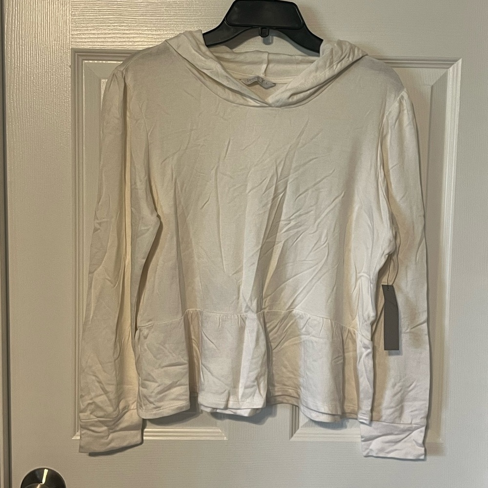 Women's Cream Long Sleeve Top